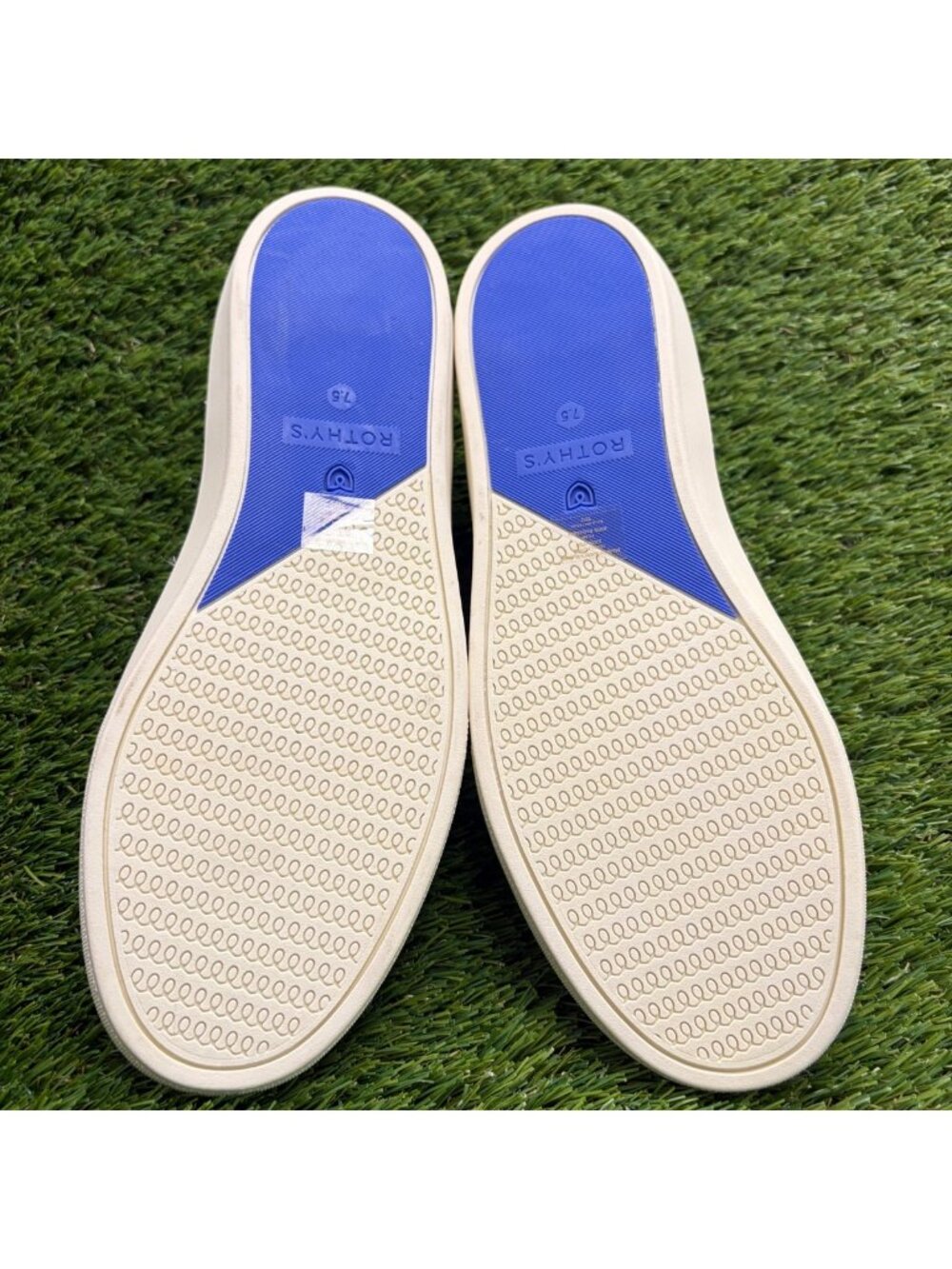 Rothy's The Original Womens Size 7.5 Tan Casual Walking Slip On Shoes Sneakers - Picture 7 of 9